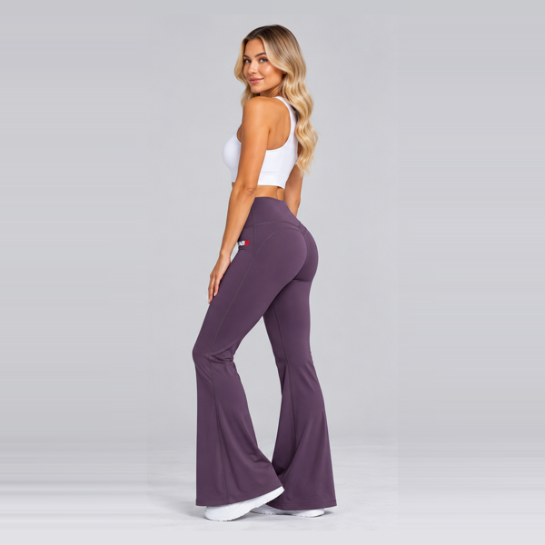 Women's high-waisted wide-leg sweatpants