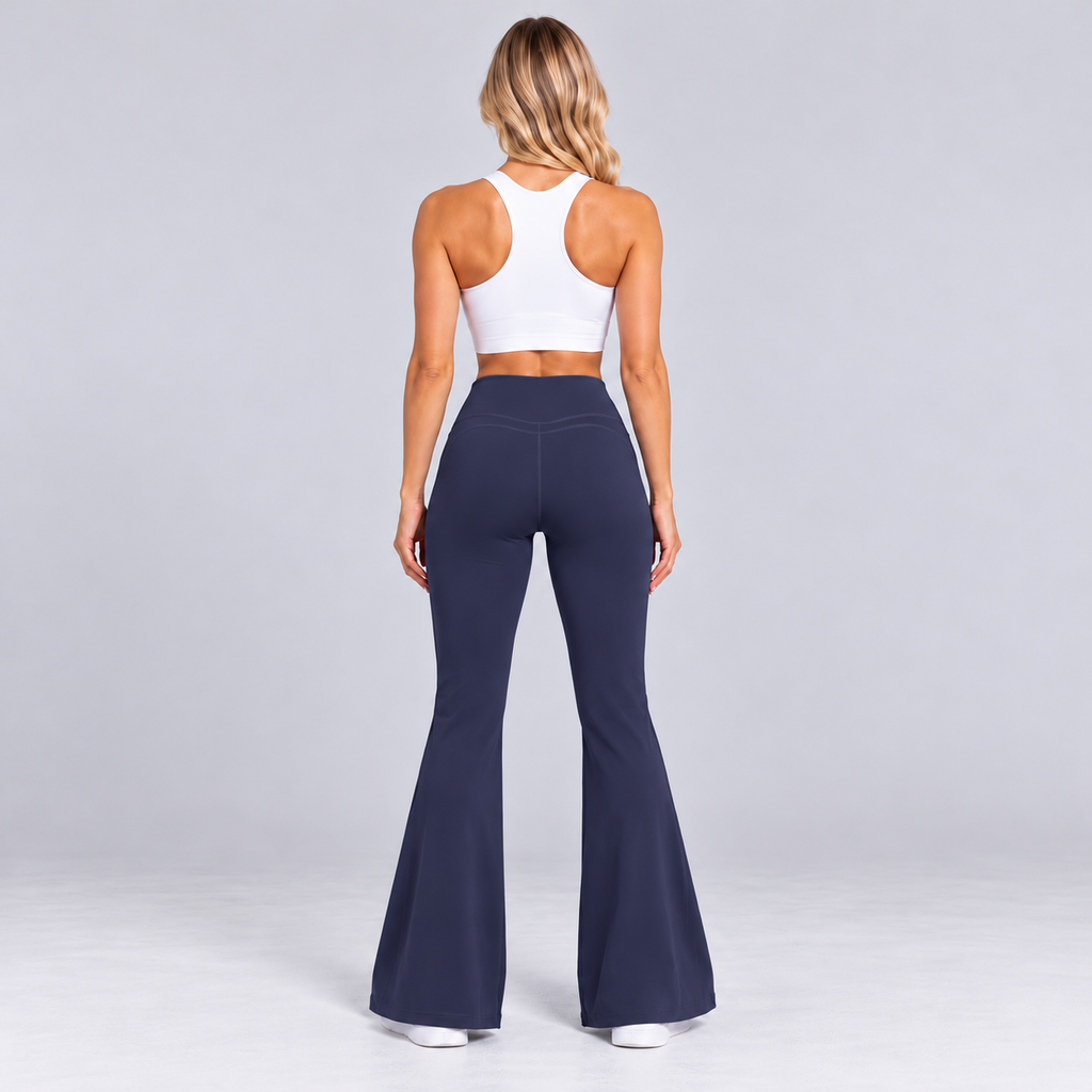 Women's high-waisted wide-leg sweatpants