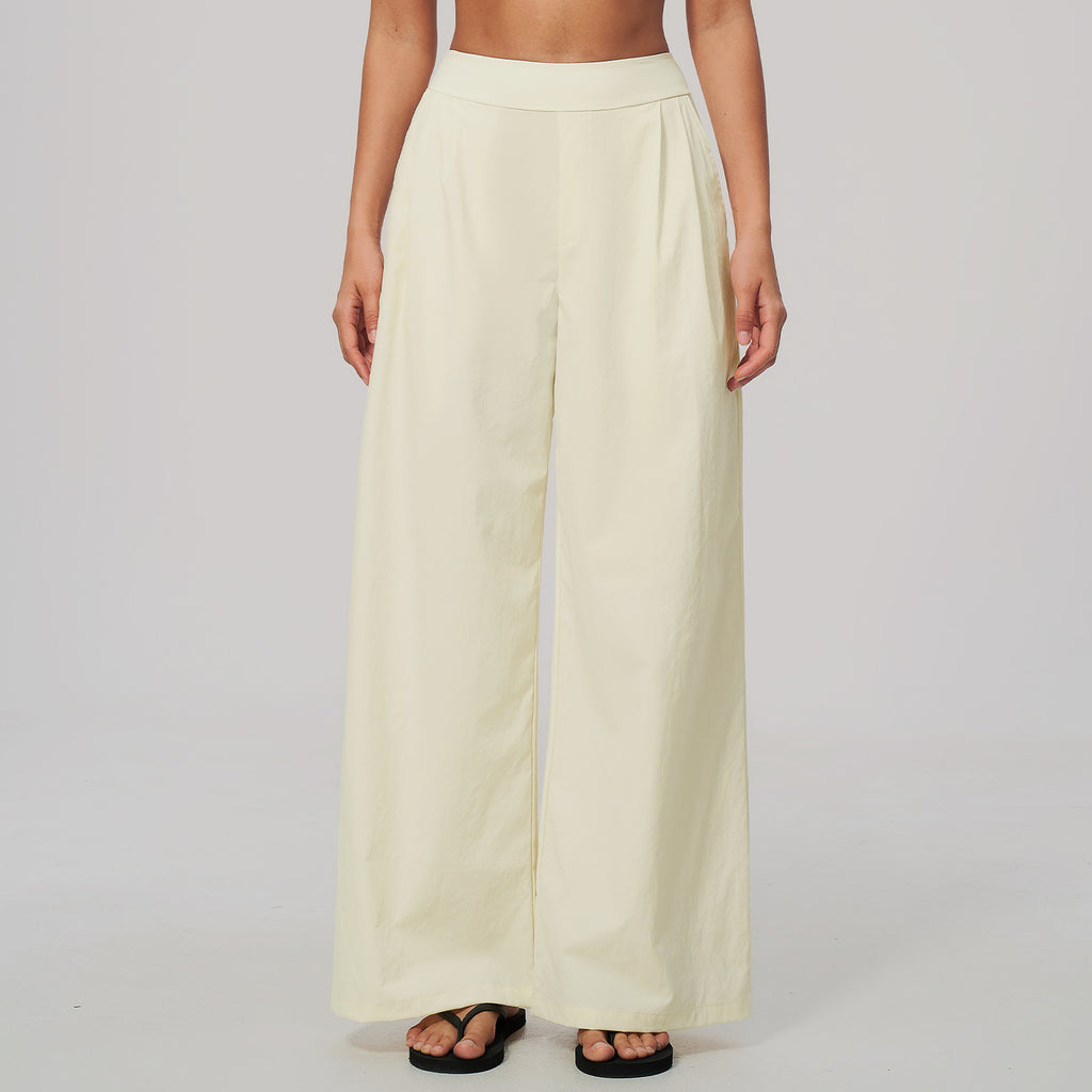 High-waisted, loose, and lightweight casual pants